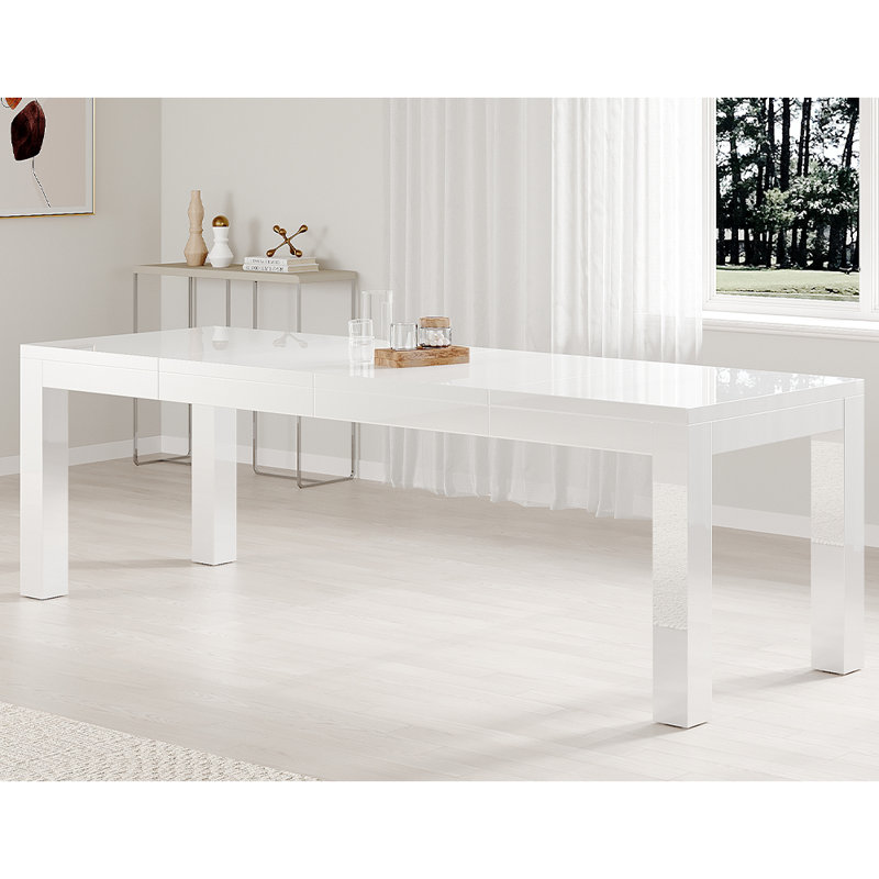 Addalynne Extendable Dining Table, White