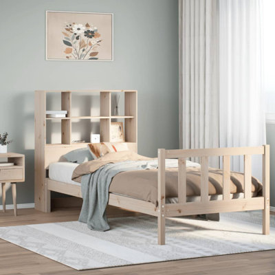 European Single (90 x 200 cm) Solid Wood Bed Frame