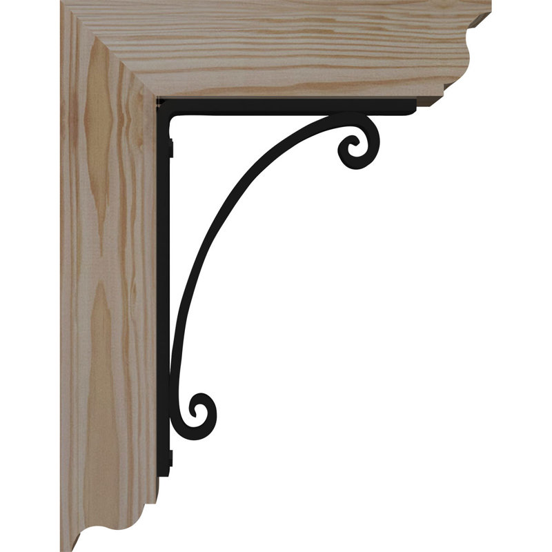 Support de fer traditionnel 4 po Legacy, H 14 po x P 11 1/2 po, Sapin Douglas de l 4 po x T 2 po (sciage brut)