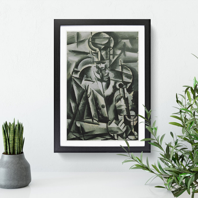 Pijak by Josef Capek - Framed Print, 36cm H x 27cm W x 2cm D, Black Framed