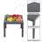 Raisah Outdoor Metal Chaise Lounge Set with Table-365333812