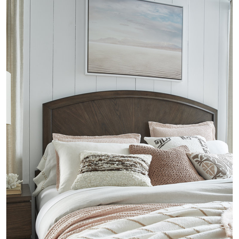 Commode 2 tiroirs avec miroir Galbraith, Grand, 6 Pcs: Bed, 2 Nightstand, Dresser, Mirror, Chest
