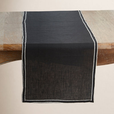 Double Line Embroidered Table Runner
