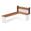 Bureau en bois massif brun en forme de L en acrylique-131411755-131411759