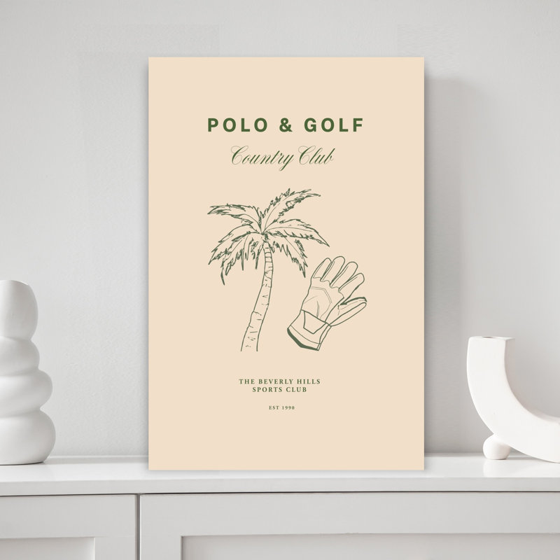 Palm et gant, élégance, rétro rétro, palmier rétro, impression d'art mural tropical, 18" H x 12" W
