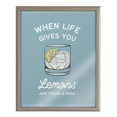  Drumheller When Life Gives You Lemons Blue Wall Art