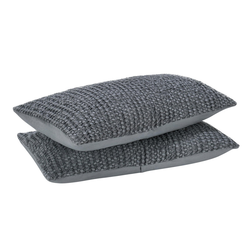 Claire Natural Standard Sham, King, White
