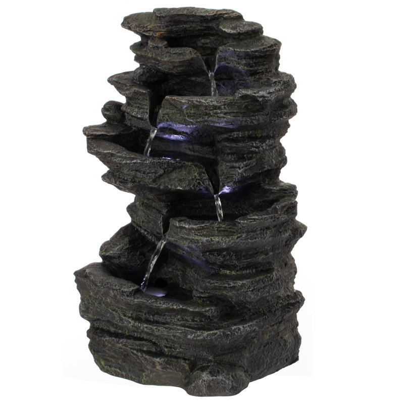 Breshonna Weather Resistant Fountain with LED Light