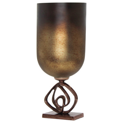 Geanna Large Urn With Metal Stand