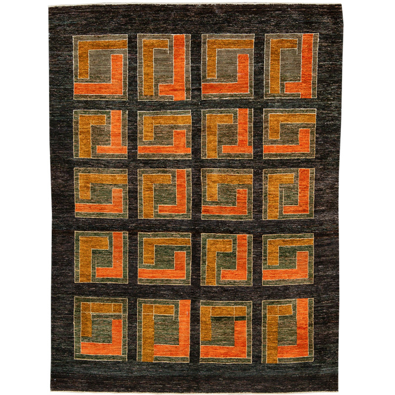 Wool Geometric Indoor Rug