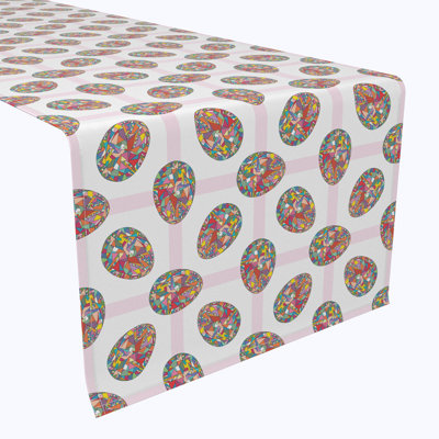 May Geometric Easter Table Runner
