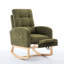 Chaise berçante pratique pour longtemps - assise avec une éponge haute densité et une poche latérale dans le salon-1643756419