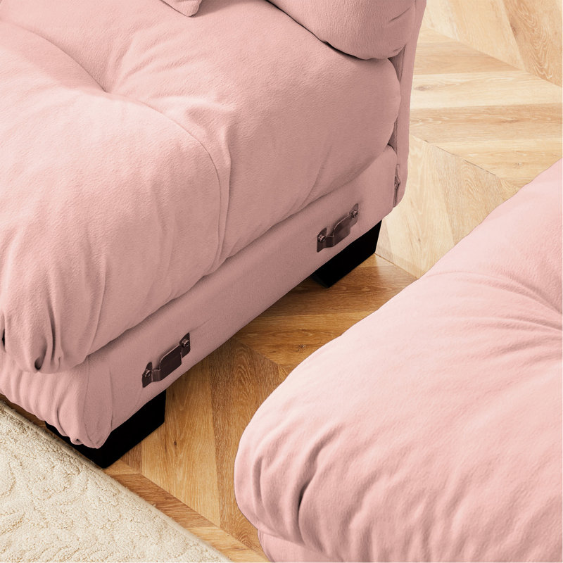 Canapé 2 places Cloud Couch, Pink Chenille