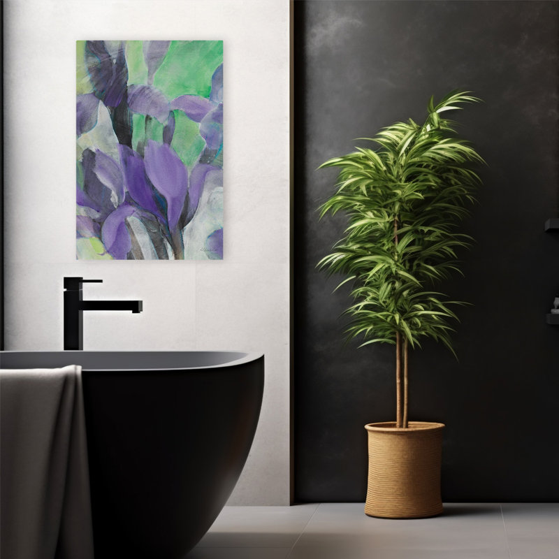 Promesse du printemps I, bouton floral contemporain, H 24 po x l 16 po