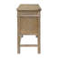 Table d'appoint Belfast en bois naturel recyclé avec 2 tiroirs