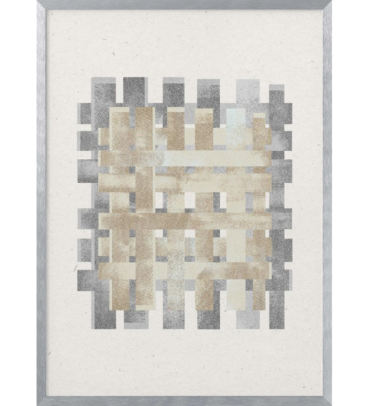 "Pattern on Pattern No.2" Framed Print Wall Art, 40" H x 30" W