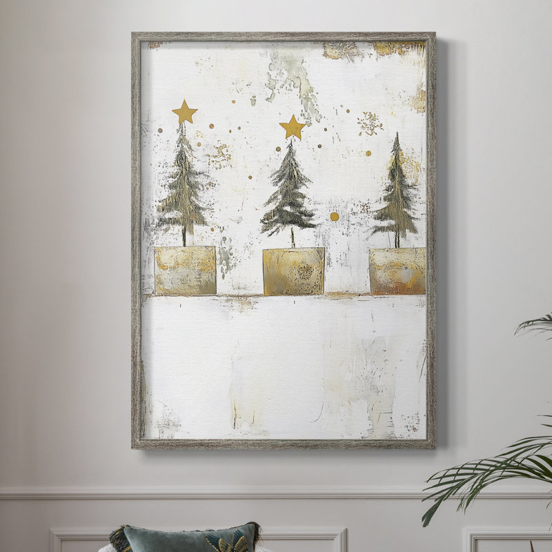 «Christmas Holiday», art encadré Dcccxxviii, impression encadrée - bois massif XMA171456, H 21 po x l 17 po