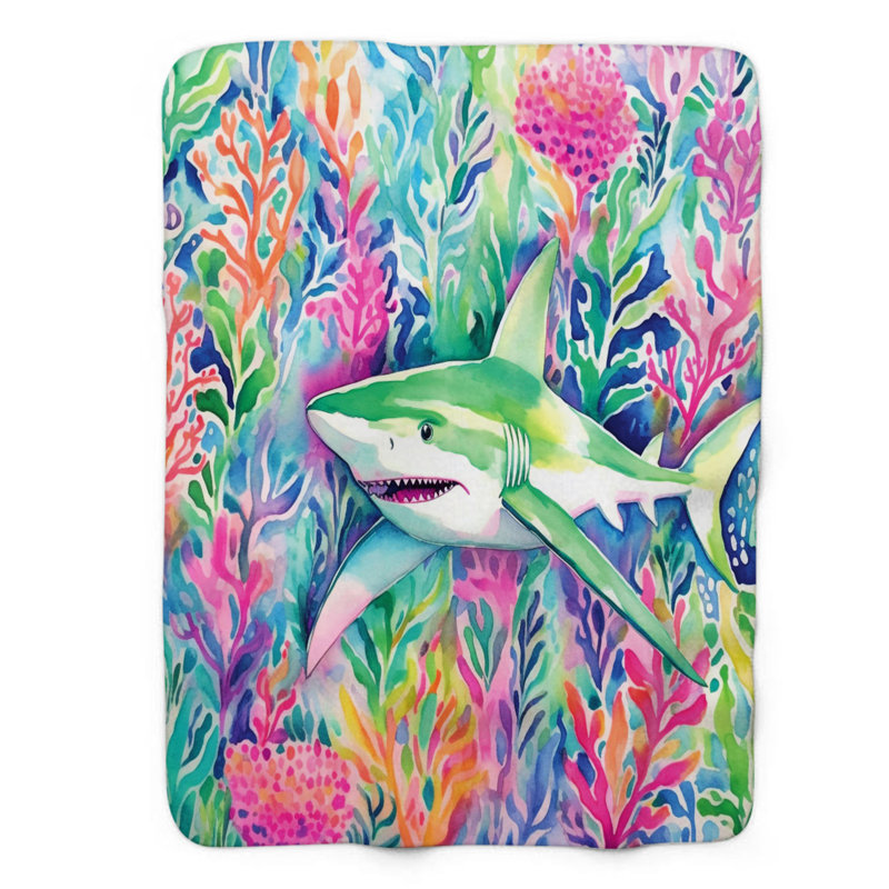 Tropical Shades - couverture de qualité supérieure 1 pièce, Grand lit