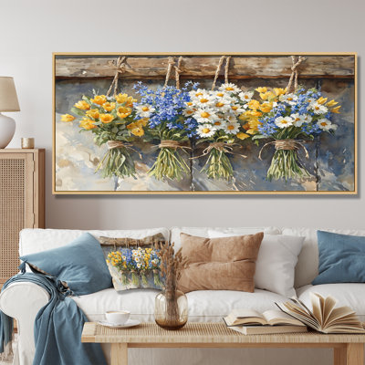 Décoration murale Country Breeze Bouquet II - Bouquets assortis