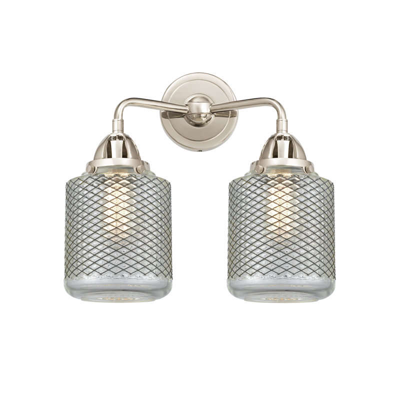 Dore 2 - Light Dimmable Vanity Light, Polished Nickel