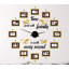 Horloge murale surdimensionnée 52,6 po Rowana