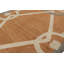 Rug & Kilim’S Modern French Art Deco Rug In Orange With Geometric Pattern-1601452385