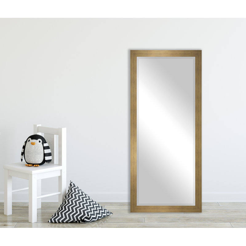 Henslee Mirror, Matte Gold, 63.5" H x 25.5" W