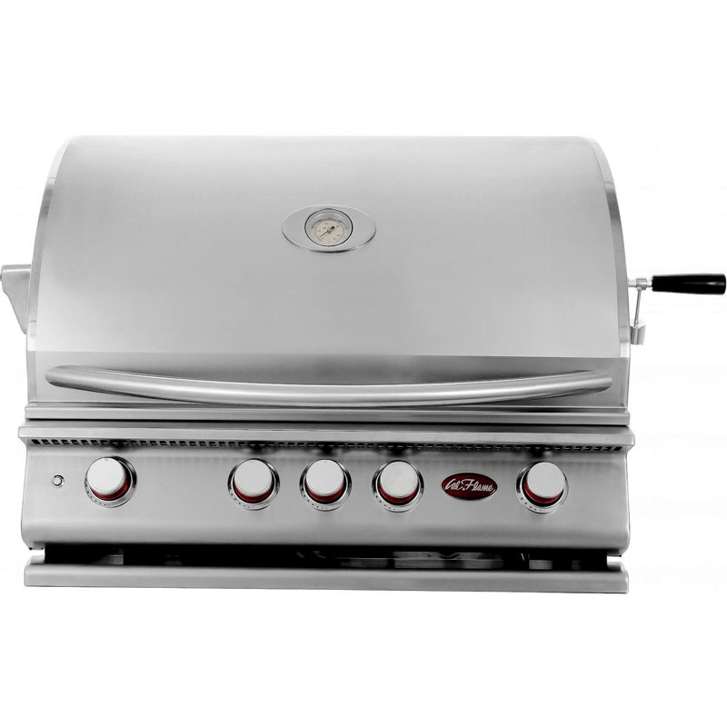 Barbecue au gaz propane encastré 4 brûleurs Cal Flame