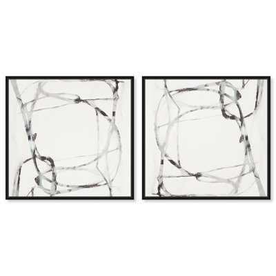 Ensemble de poudres à eau sur toile Boho