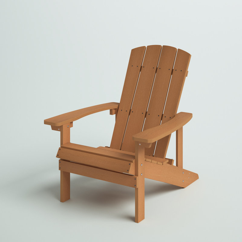Calais Outdoor Adirondack Chair, Light Wood
