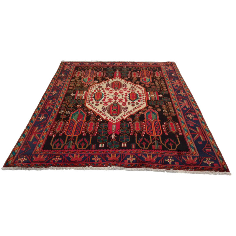 Oriental Area Rug in Rust