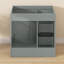 Armoire de salle de bain autoportante 30 po x l 21,5 po x H 33,44 po gris céleste sans plateau-1202386509