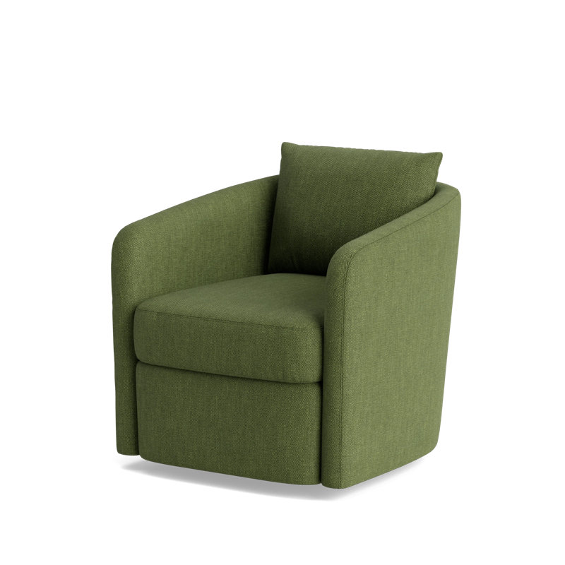 Astrid Swivel Chair, Performance Weave - Basil