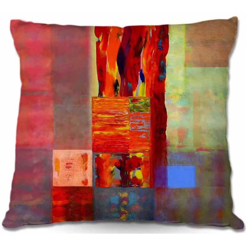 Patchwork Reversible Throw Pillow, 16" x 16"
