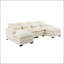 Grand canapé modulaire en U en chenille-1585526972