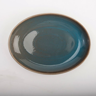 Bol ovale Terra Verde Dusk, 50 oz par Oneida (Caisse de 12) (Porcelaine)