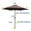 Parasol 9 pi chocolat-1318137220