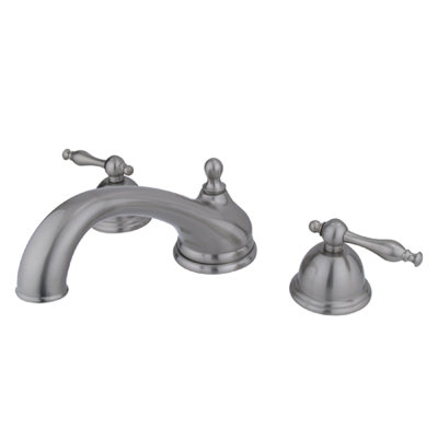 Robinet de baignoire romaine à fixation sur plateau à poignées doubles Chicago