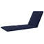 Méridienne inclinable 2 pièces avec dossier réglable à 3 positions et coussin noir et bleu-1736683650-1736683644