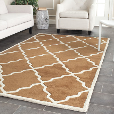 Carolene Hand Tufted Wool Geometric Rug