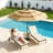 9ft 3-Tier Solar Patio Umbrella, 24 LED Lights, Crank & Tilt, 8-Rib Vent for Deck, Pool, Garden-126259379