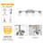 Likita 4 - Light Dimmable Vanity Light-1659940527