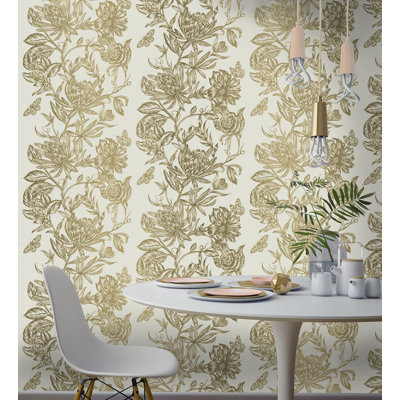 Montevideo Floral Roll