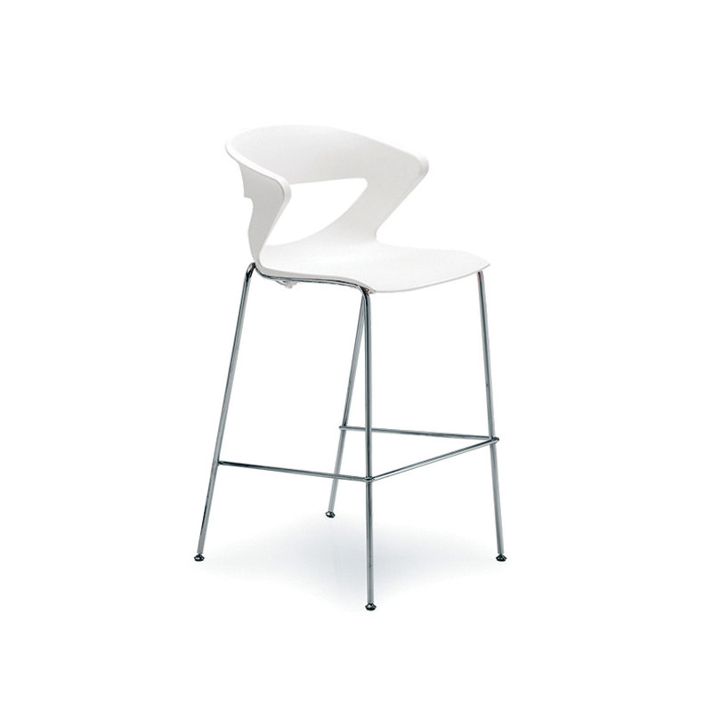 Tabouret de bar 30 po Kreature, Blanc