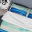 Ensemble de housse de couette Abstract - Microfibre bleu côtier-38758928