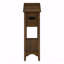 Table d'appoint, table de bout, table d'appoint, table de chevet (table de chevet), 2 niveaux, étroit, tiroir de rangement, placage, transitionnel