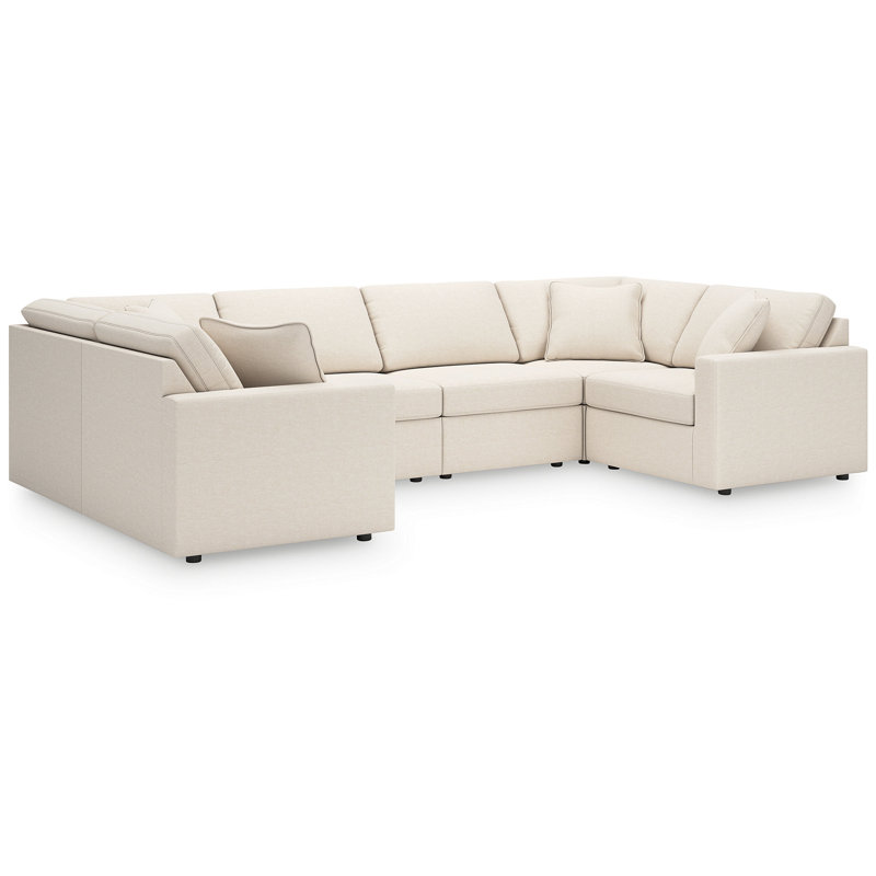Canapé modulaire 6 pièces Chobanyan, Polyester beige