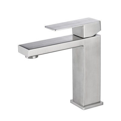 Robinet de salle de bain à cascade, robinet de meuble-lavabo à poignée simple