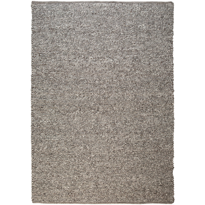 Stellan Solid Colour Area Rug, Rectangular 200 x 290cm, Silver