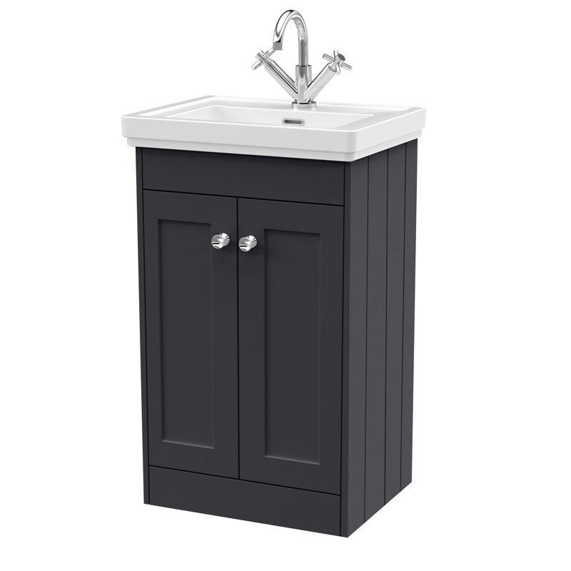 Ashwick 531 mm Bathroom Vanity, Soft Black